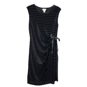 MOTHERHOOD MATERNITY velvet striped sleeveless dress NWT wedding guest